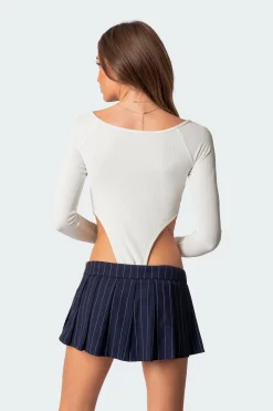 Soma High Cut Ribbed Bodysuit