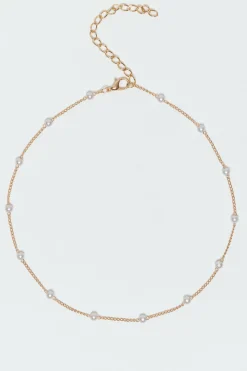 Spaced Out Pearly Necklace