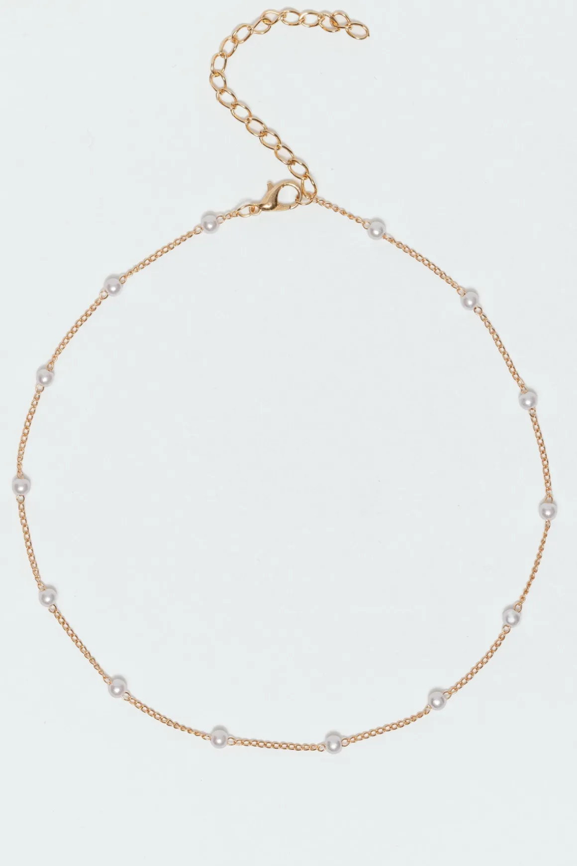 Spaced Out Pearly Necklace