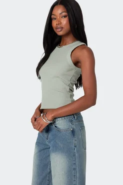 Standard Ribbed Tank Top