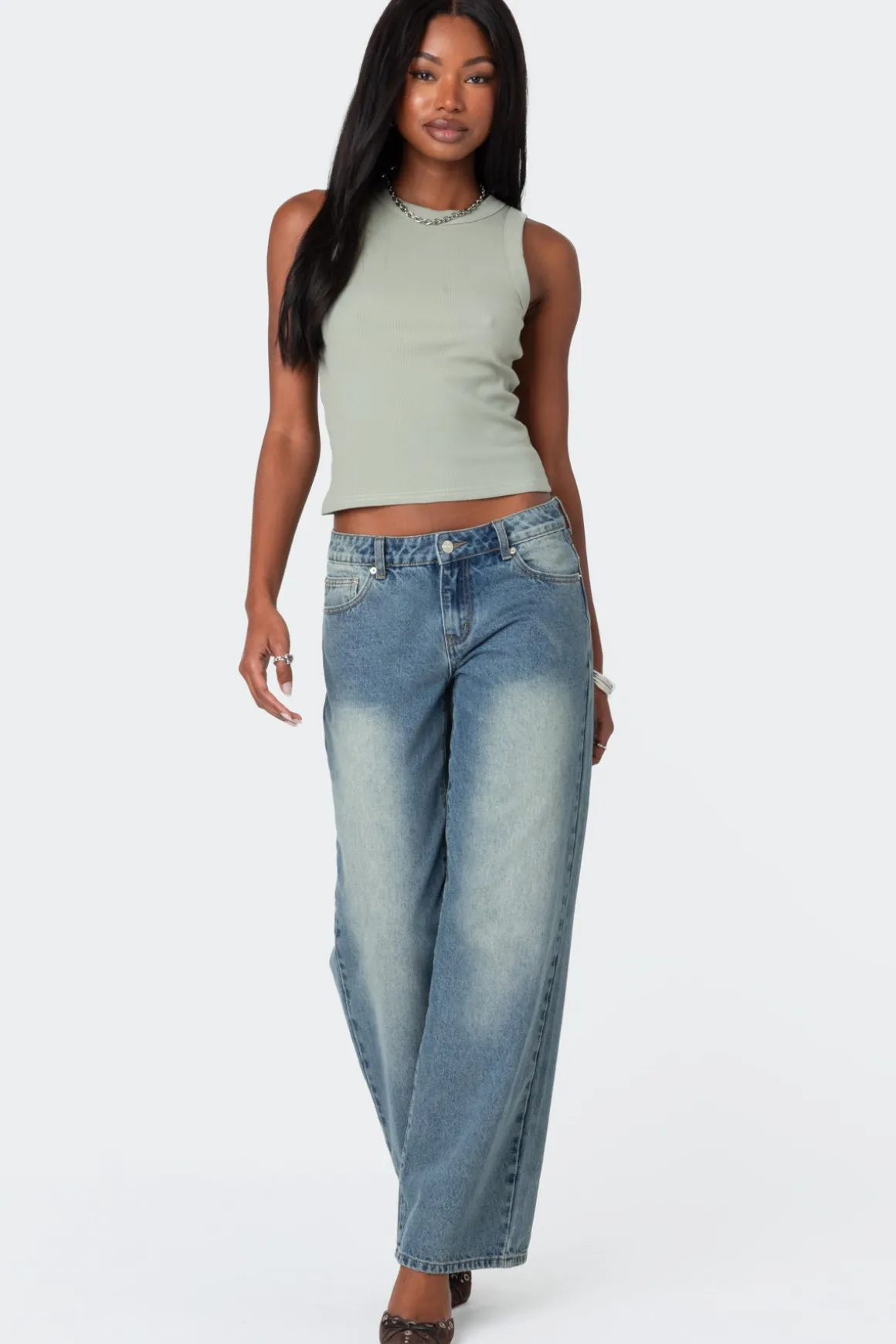 Standard Ribbed Tank Top