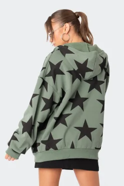 Star At Me Oversized Hoodie