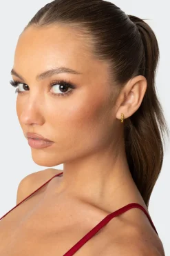Stardust Mini Hoop Earrings