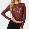 Stargaze Sheer Mesh Top