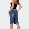 Stargirl Denim Bermuda Shorts