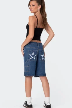 Stargirl Denim Bermuda Shorts