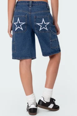 Stargirl Denim Bermuda Shorts