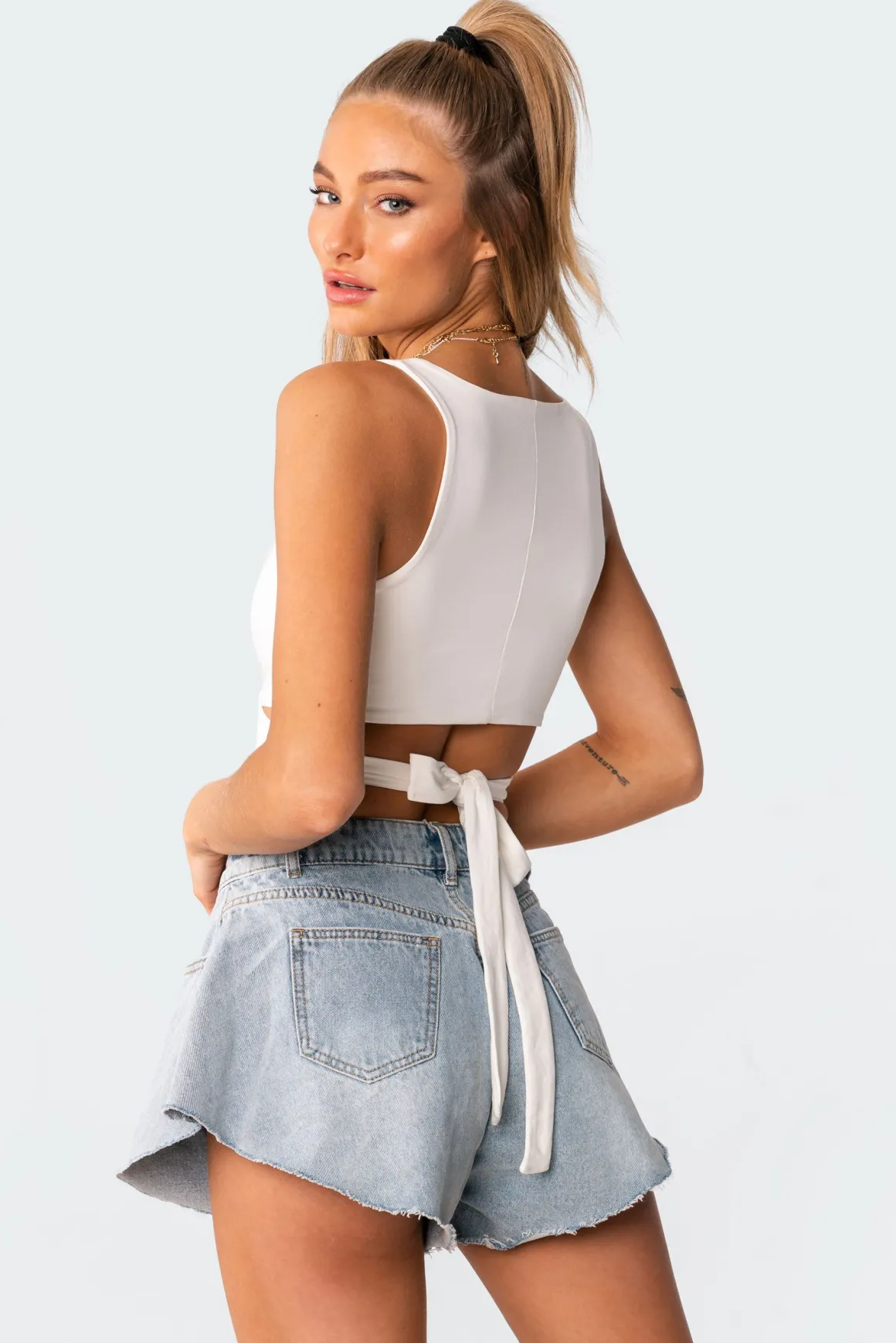 Stella Wrap Crop Top