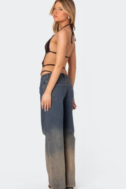 Strappy Lace Trim Bodysuit