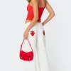 Strawberry Bow Pocket Jeans