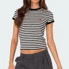 Strawberry Fields Striped T Shirt