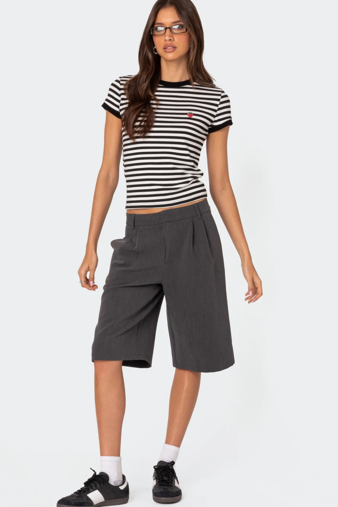 Strawberry Fields Striped T Shirt