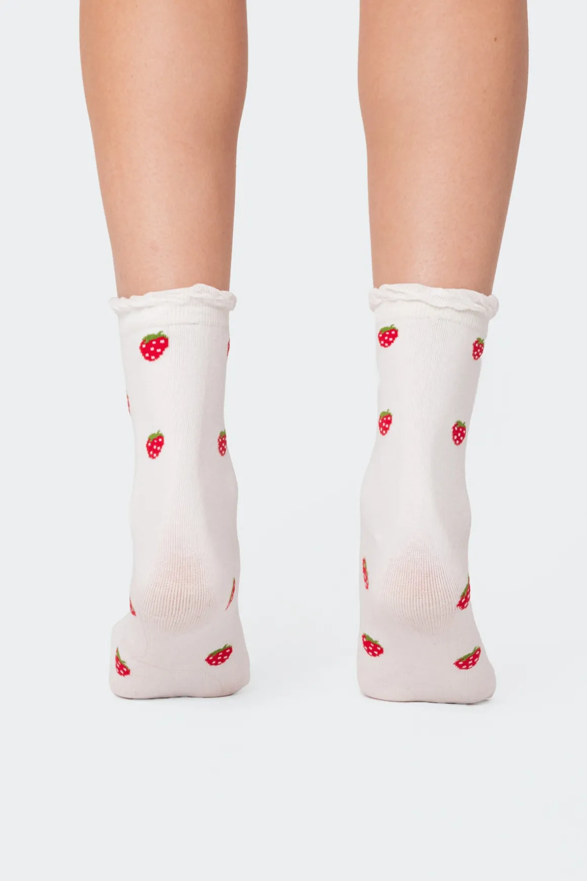 Strawberry Frill Socks