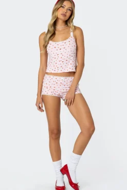 Strawberry Girl Printed Tank Top