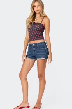 Strawberry Polka Tank Top