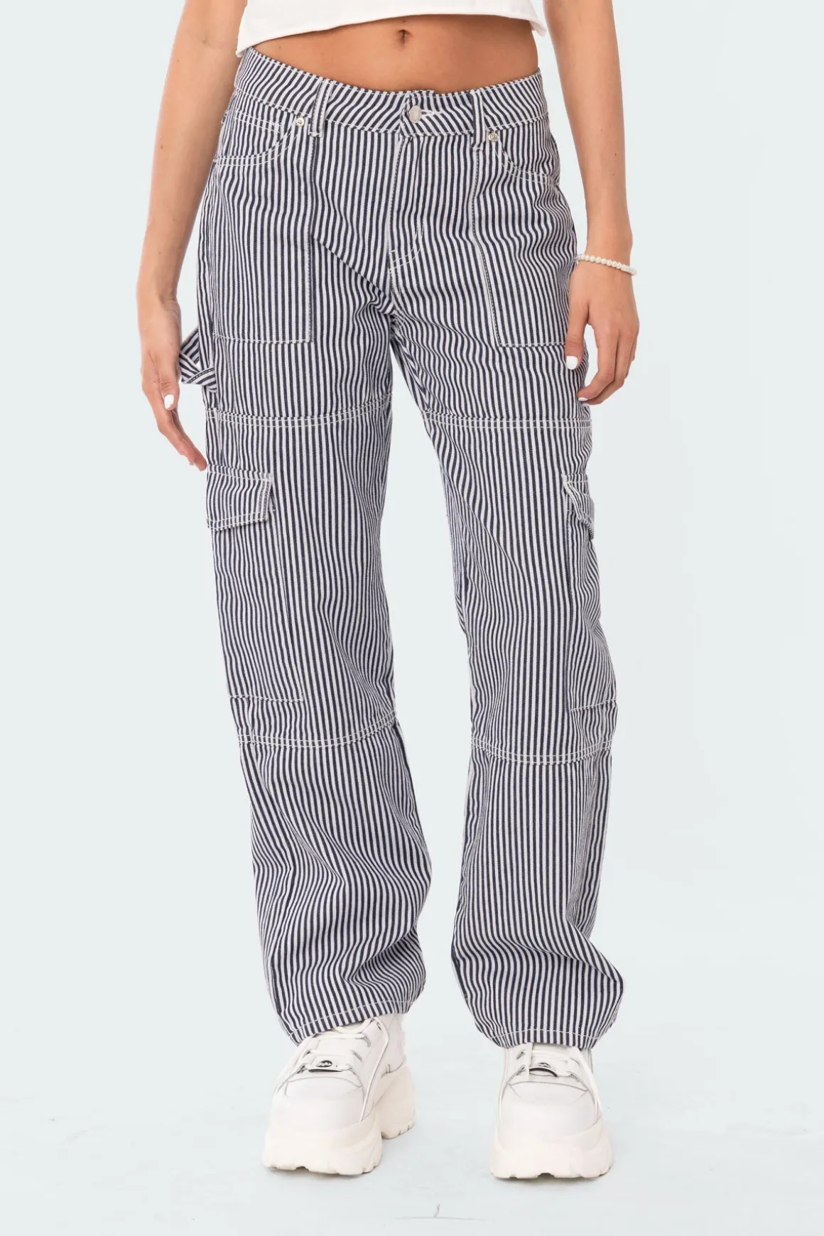 Stripe Out Cargo Pants