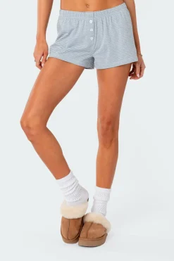 Striped Low Rise Shorts