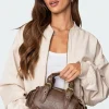 Studded Faux Leather Mini Bag