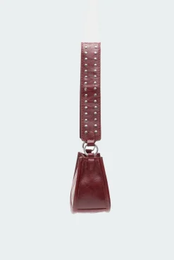 Studded Strap Faux Leather Bag