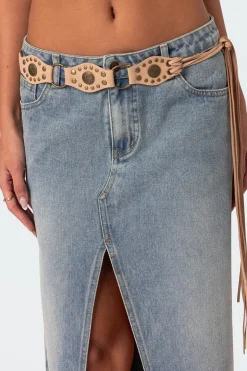 Suede Western Belt