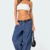 Super Oversized Belted Boyfriend Jeans