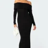 Susan Fold Over Maxi Dress