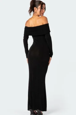 Susan Fold Over Maxi Dress