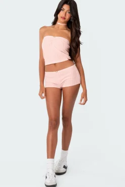 Sweetpea Pointelle Micro Shorts