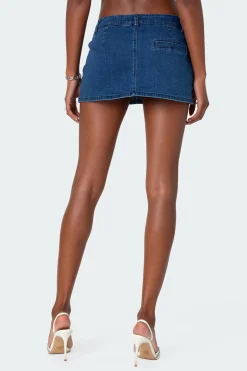 Sydnie Denim Micro Skort