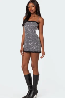 Sylvester Open Back Sequin Mini Dress