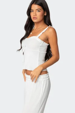 Sylvia Pointelle Tank Top