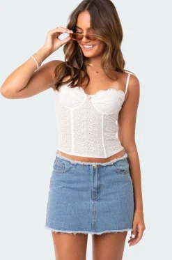 Tabi Cotton Lace Corset