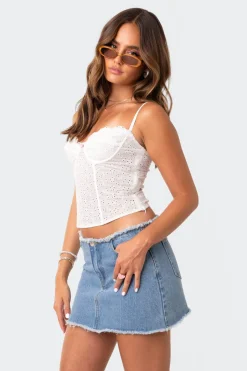 Tabi Cotton Lace Corset
