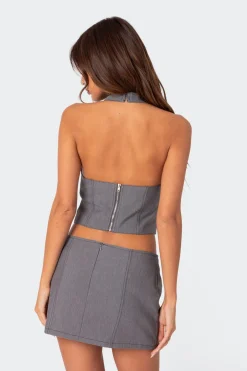 Take A Bow Halter Top