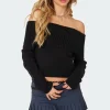 Tamara Fold Over Knit Top