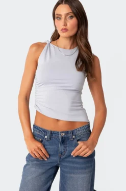 Tanya Asymmetric Gathered Top