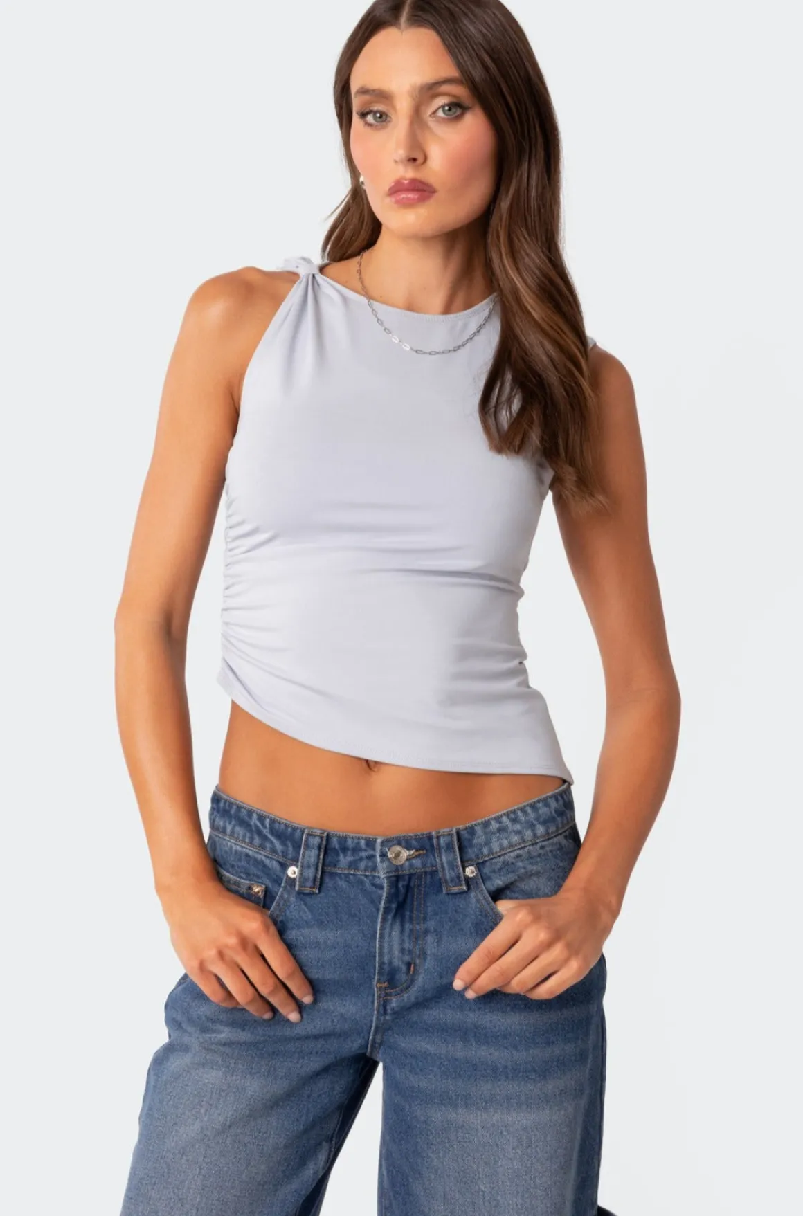 Tanya Asymmetric Gathered Top