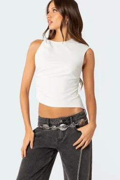 Tanya Asymmetric Gathered Top