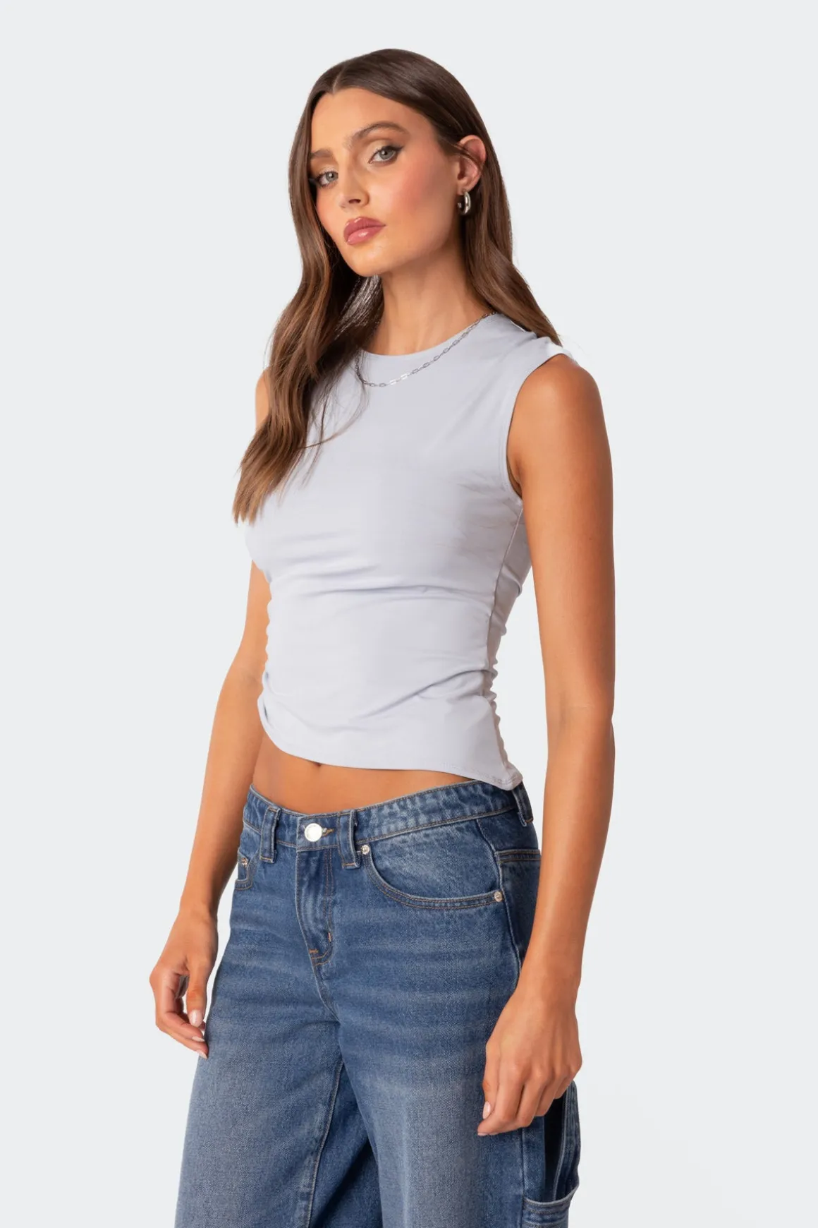 Tanya Asymmetric Gathered Top