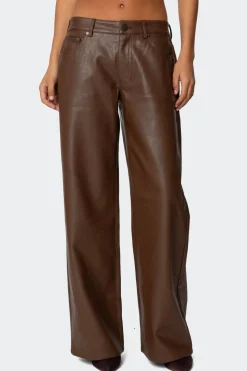 Tatiana Faux Leather Pants