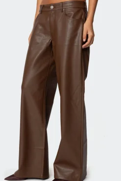 Tatiana Faux Leather Pants