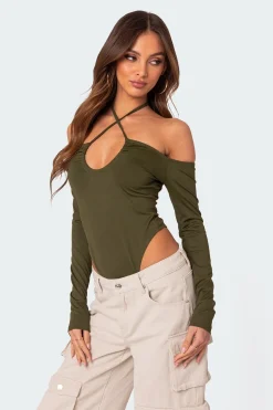 Taurus Plunge Neck Bodysuit
