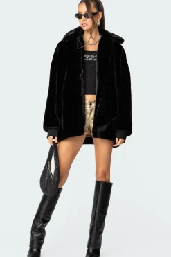 Taylor Oversized Faux Fur Jacket