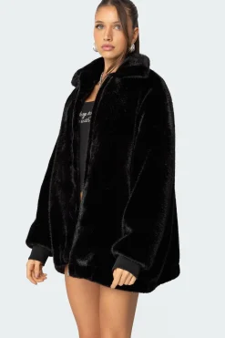 Taylor Oversized Faux Fur Jacket