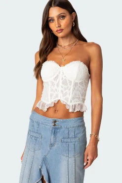 Tea Party Sheer Lace Corset
