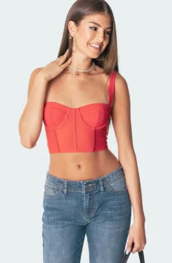 Teagen Mesh Corset Top