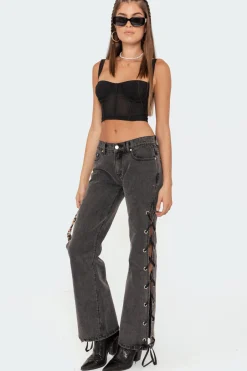 Teagen Mesh Corset Top