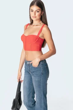 Teagen Mesh Corset Top
