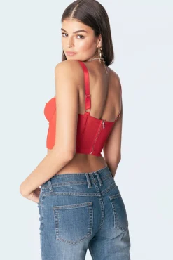 Teagen Mesh Corset Top