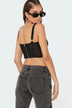 Teagen Mesh Corset Top